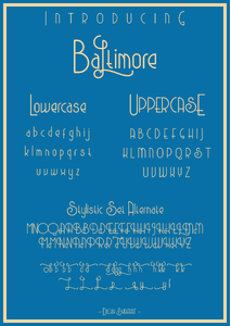 Baltimore Small Cap font